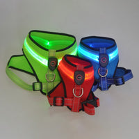 Rechargeable Glowing Dog Harness